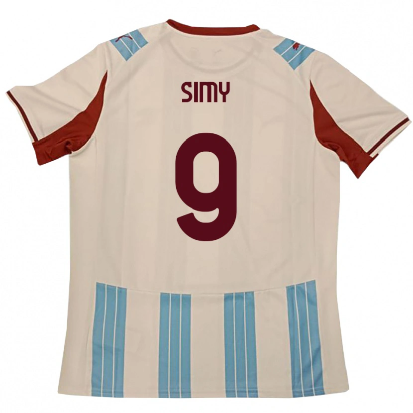 Danxen Heren Simy #9 Hemelsblauw Wit Uitshirt Uittenue 2025/26 T-Shirt