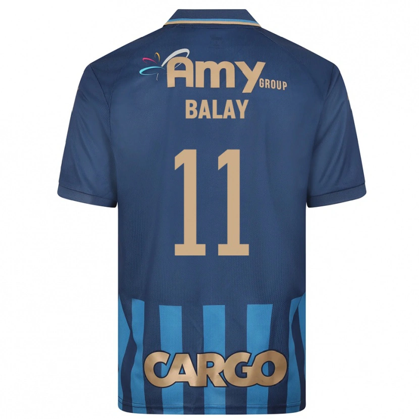 Danxen Heren Yehuda Balay #11 Donkerblauw Blauw Uitshirt Uittenue 2025/26 T-Shirt