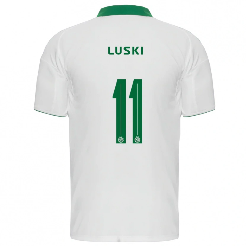 Danxen Heren Liam Luski #11 Wit Groen Uitshirt Uittenue 2025/26 T-Shirt