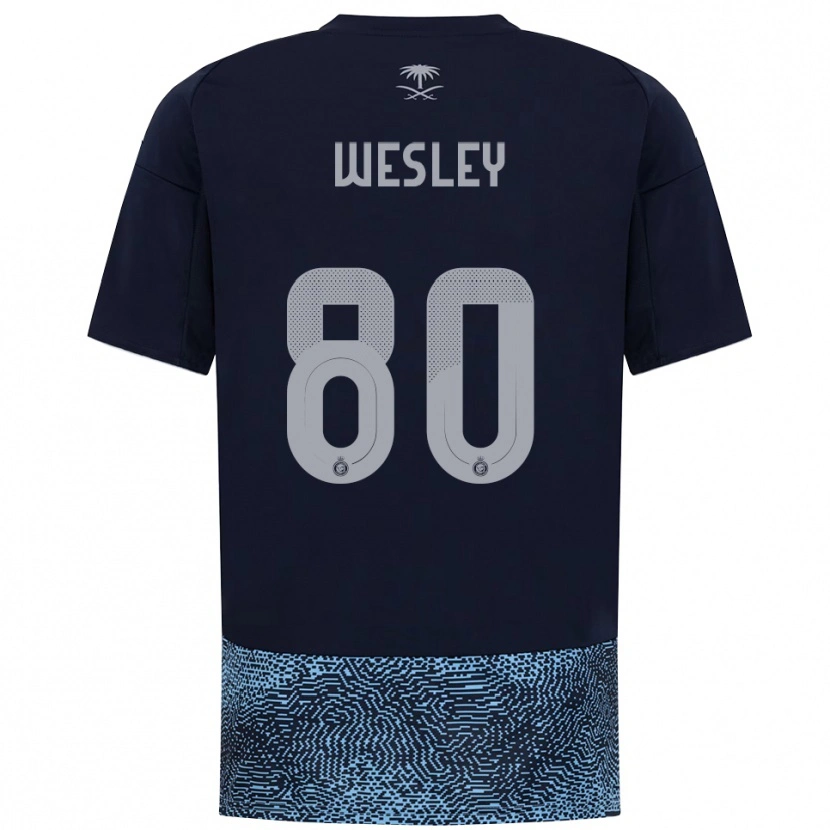 Danxen Heren Wesley #80 Donkerblauw Hemelsblauw Uitshirt Uittenue 2025/26 T-Shirt