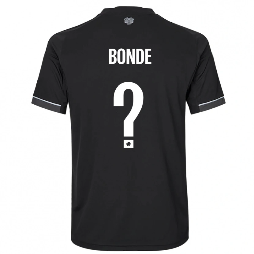 Danxen Heren Rode Bonde #0 Zwart Wit Uitshirt Uittenue 2025/26 T-Shirt