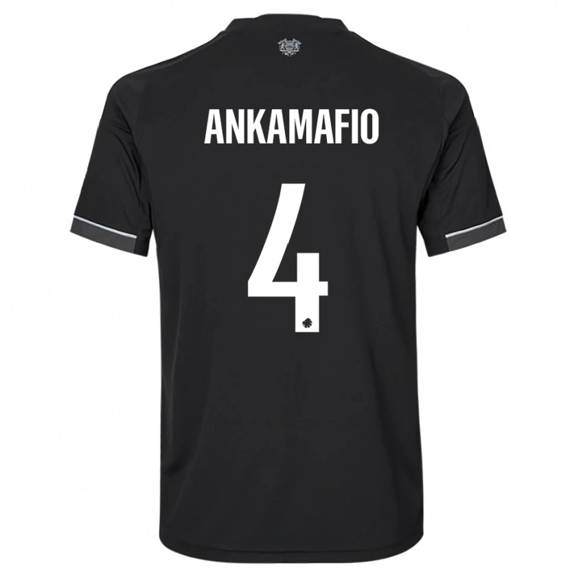 Danxen Heren Graham Ankamafio #4 Zwart Wit Uitshirt Uittenue 2025/26 T-Shirt