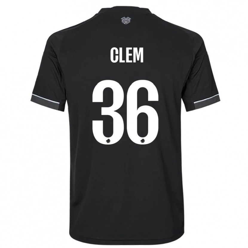Danxen Heren William Clem #36 Zwart Wit Uitshirt Uittenue 2025/26 T-Shirt