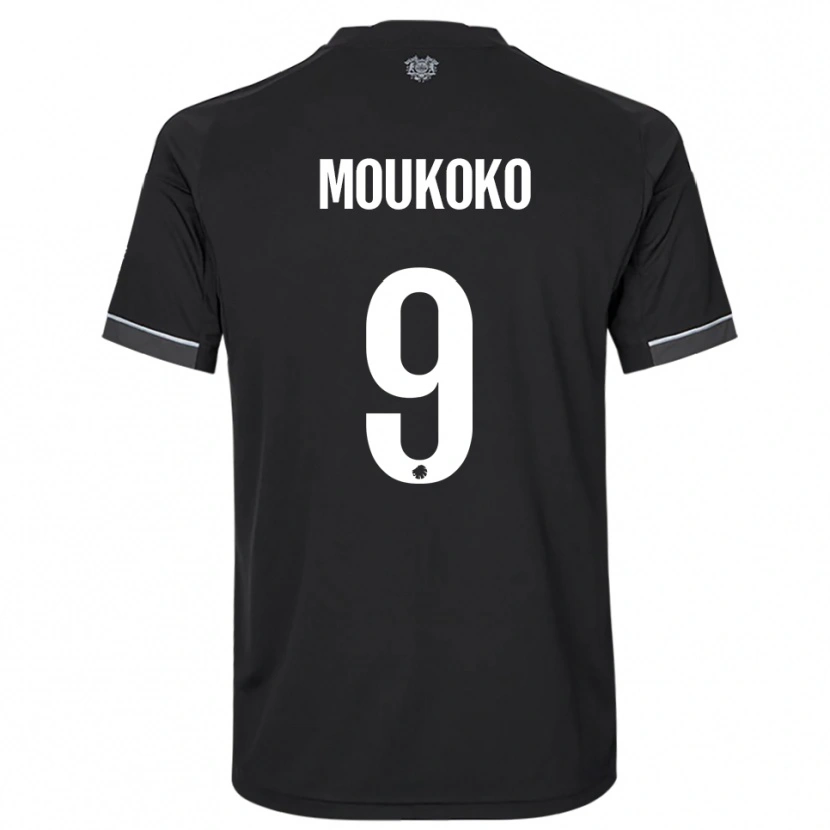 Danxen Heren Youssoufa Moukoko #9 Zwart Wit Uitshirt Uittenue 2025/26 T-Shirt
