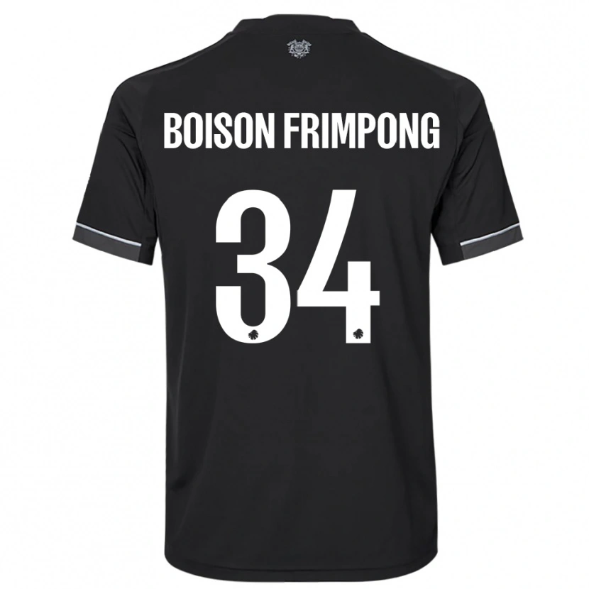 Danxen Heren David Boison Frimpong #34 Zwart Wit Uitshirt Uittenue 2025/26 T-Shirt