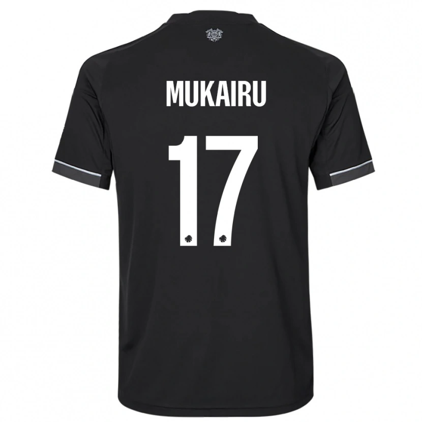 Danxen Heren Paul Mukairu #17 Zwart Wit Uitshirt Uittenue 2025/26 T-Shirt