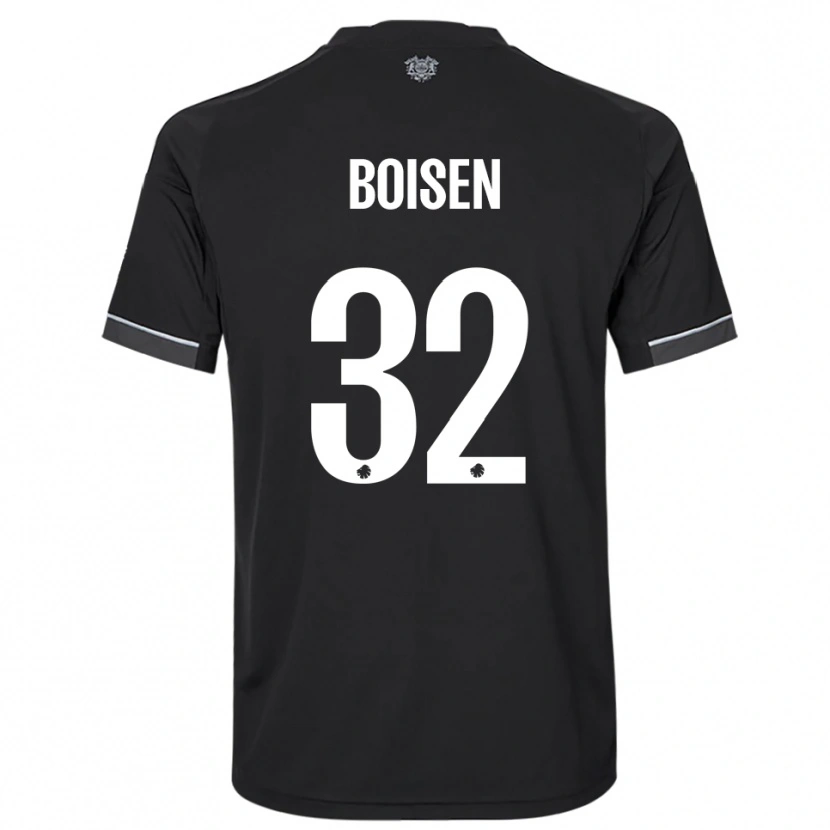 Danxen Heren Frederikke Boisen #32 Zwart Wit Uitshirt Uittenue 2025/26 T-Shirt