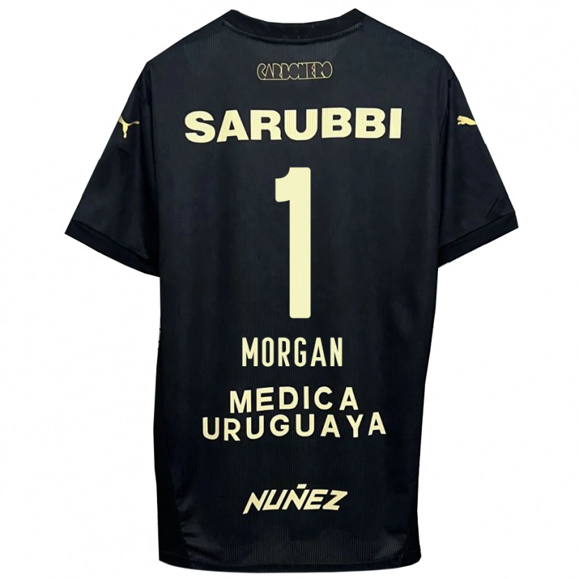 Danxen Heren Kevin Morgan #1 Zwart Goud Uitshirt Uittenue 2025/26 T-Shirt