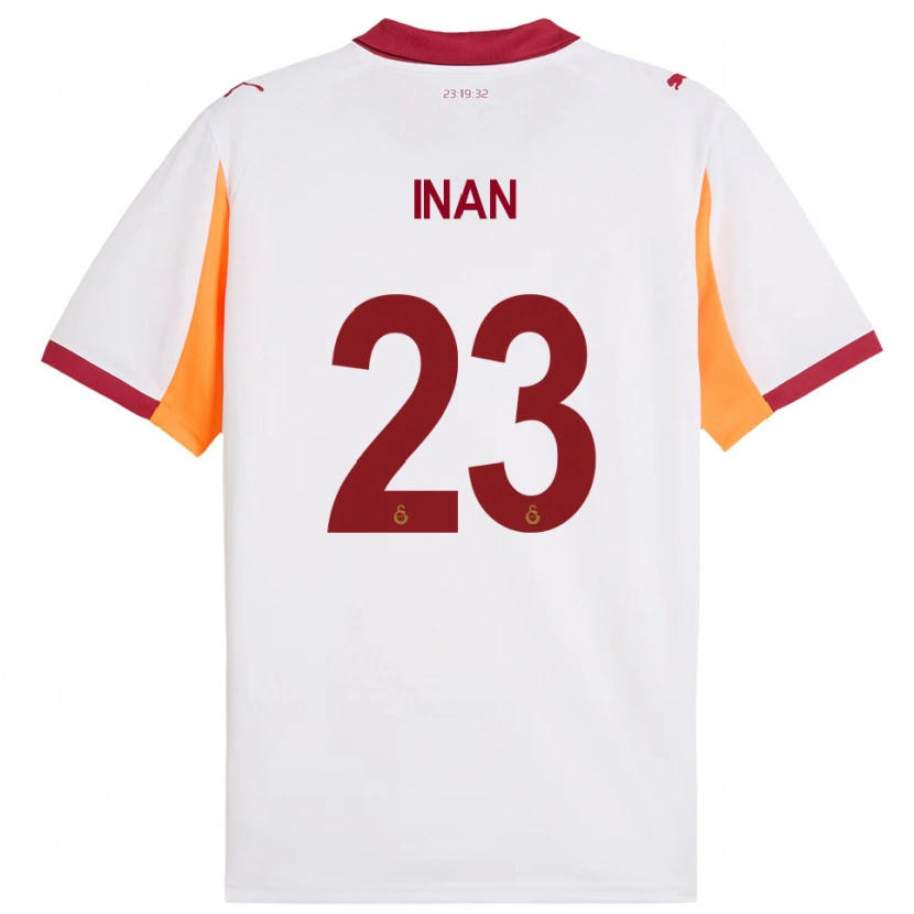 Danxen Heren Müge İnan #23 Wit Rood Uitshirt Uittenue 2025/26 T-Shirt
