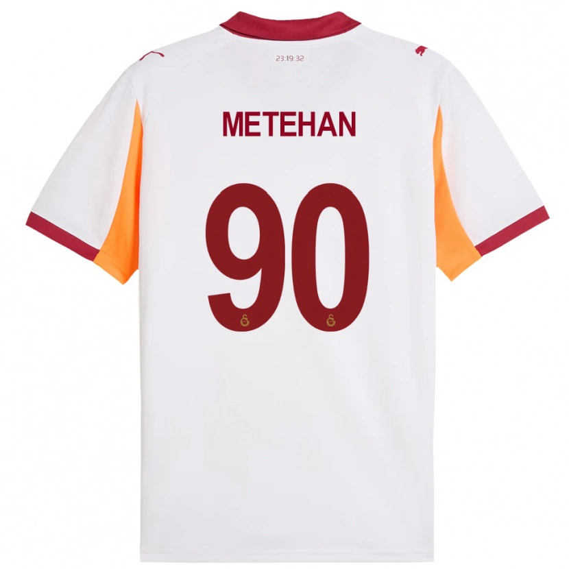 Danxen Heren Metehan Baltacı #90 Wit Rood Uitshirt Uittenue 2025/26 T-Shirt