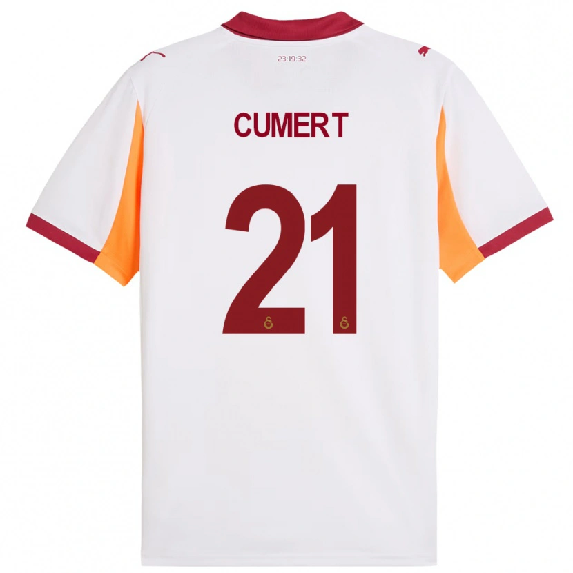Danxen Heren Ecem Cumert #21 Wit Rood Uitshirt Uittenue 2025/26 T-Shirt