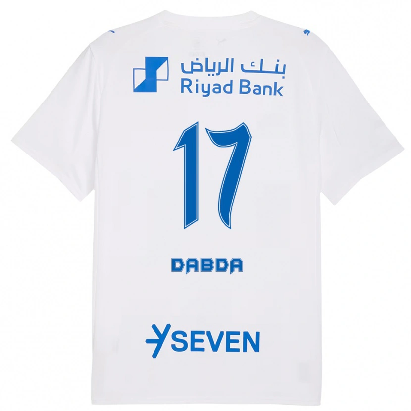 Danxen Heren Claudia Dabda #17 Wit Blauw Uitshirt Uittenue 2025/26 T-Shirt