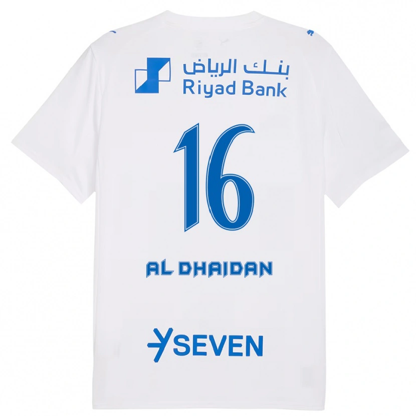 Danxen Heren Nadia Al-Dhaidan #16 Wit Blauw Uitshirt Uittenue 2025/26 T-Shirt