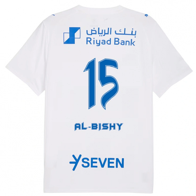 Danxen Heren Badr Al-Bishi #15 Wit Blauw Uitshirt Uittenue 2025/26 T-Shirt