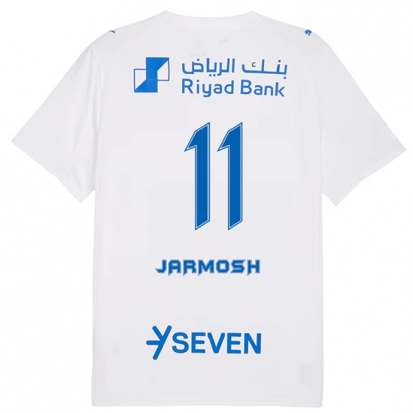 Danxen Heren Abdulaziz Jarmosh #11 Wit Blauw Uitshirt Uittenue 2025/26 T-Shirt