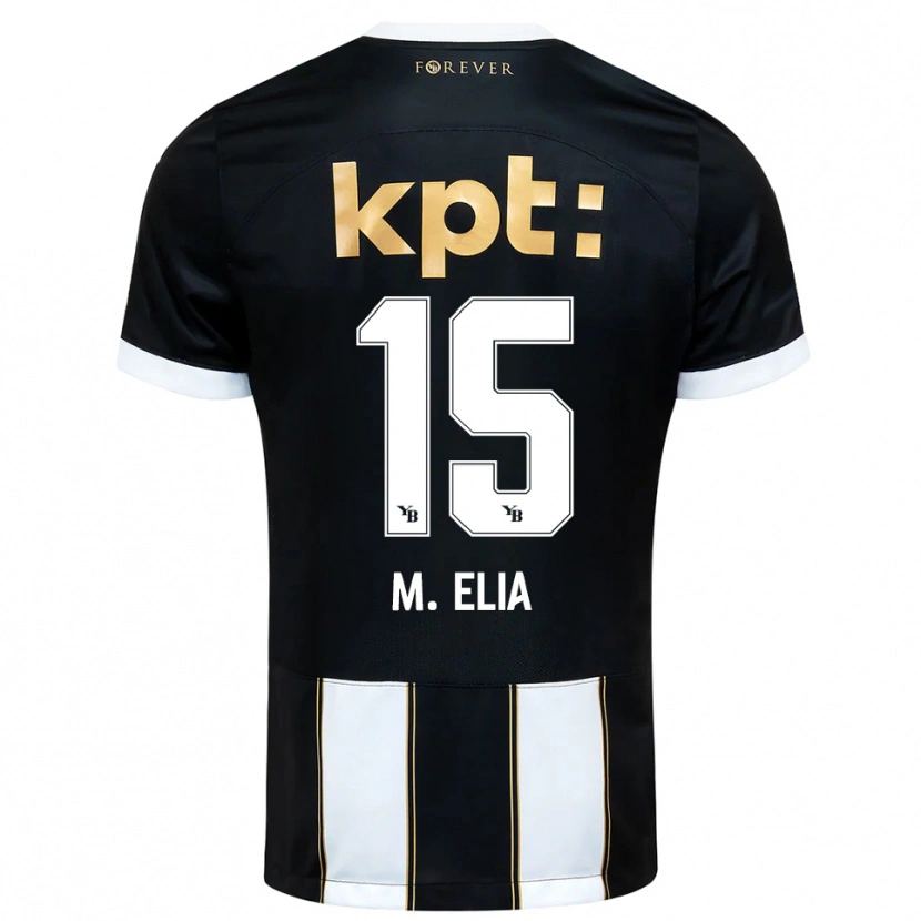 Danxen Heren Meschack Elia #15 Zwart Wit Uitshirt Uittenue 2025/26 T-Shirt