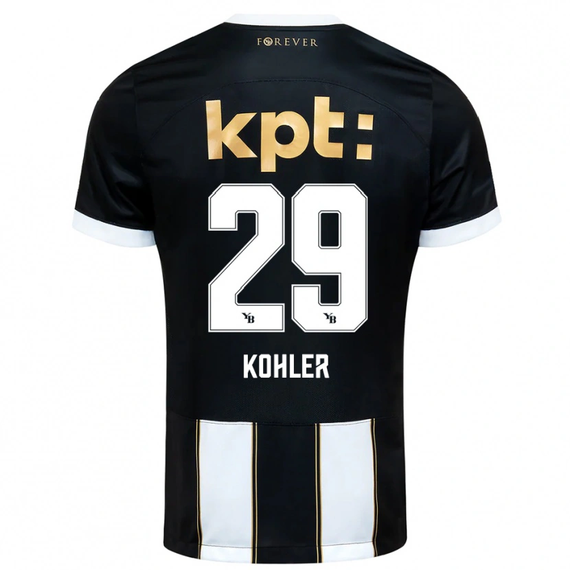 Danxen Heren Jana Kohler #29 Zwart Wit Uitshirt Uittenue 2025/26 T-Shirt