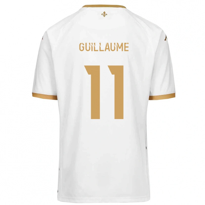 Danxen Heren Shelton Guillaume #11 Wit Goud Uitshirt Uittenue 2025/26 T-Shirt