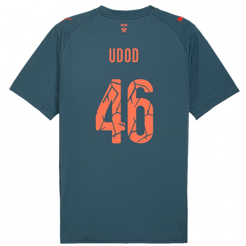 Danxen Heren Danylo Udod #46 Donkerblauw Rood Uitshirt Uittenue 2025/26 T-Shirt