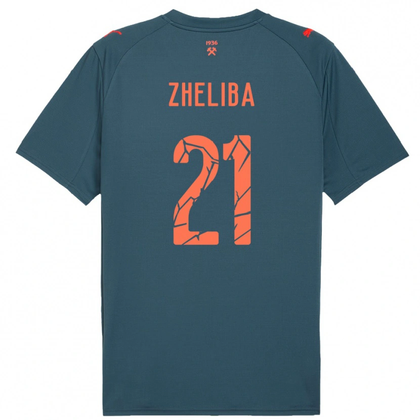 Danxen Heren Yan Zheliba #21 Donkerblauw Rood Uitshirt Uittenue 2025/26 T-Shirt