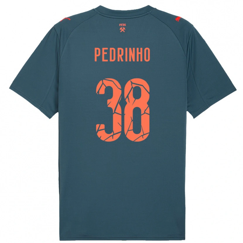 Danxen Heren Pedrinho #38 Donkerblauw Rood Uitshirt Uittenue 2025/26 T-Shirt