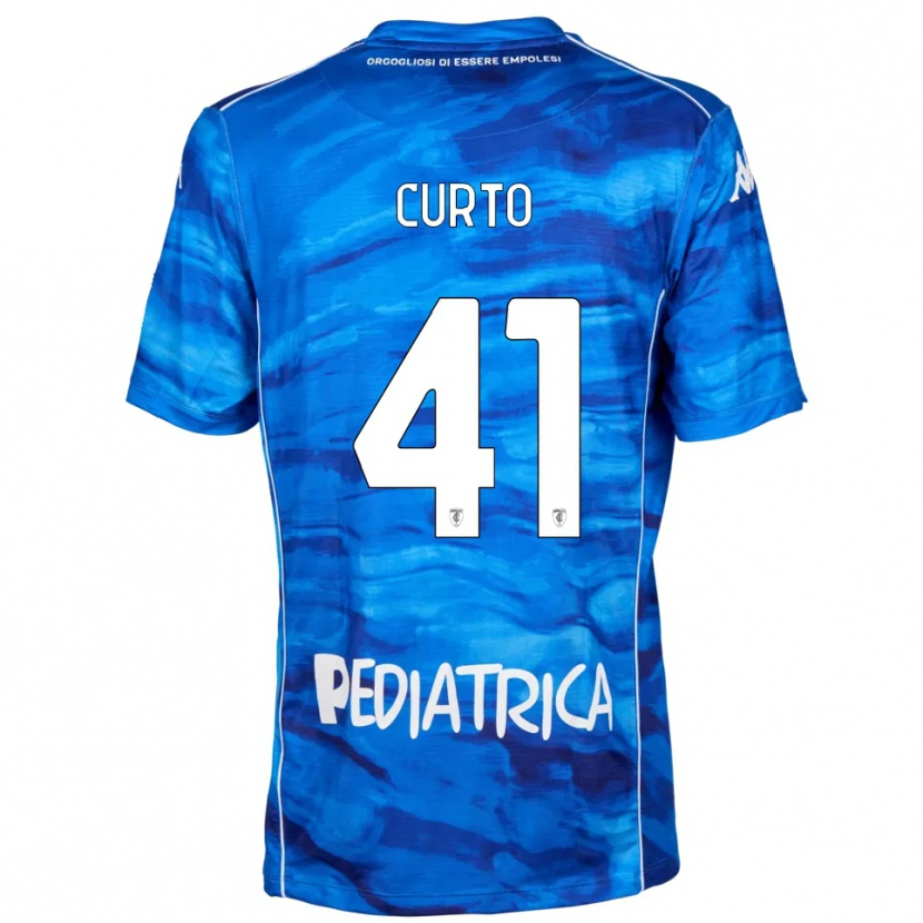 Danxen Dames Marco Curto #41 Blauw Wit Thuisshirt Thuistenue 2025/26 T-Shirt