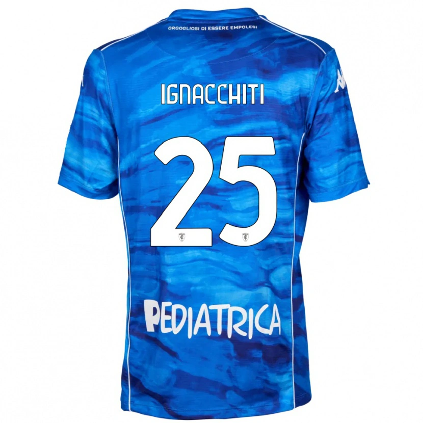 Danxen Dames Lorenzo Ignacchiti #25 Blauw Wit Thuisshirt Thuistenue 2025/26 T-Shirt
