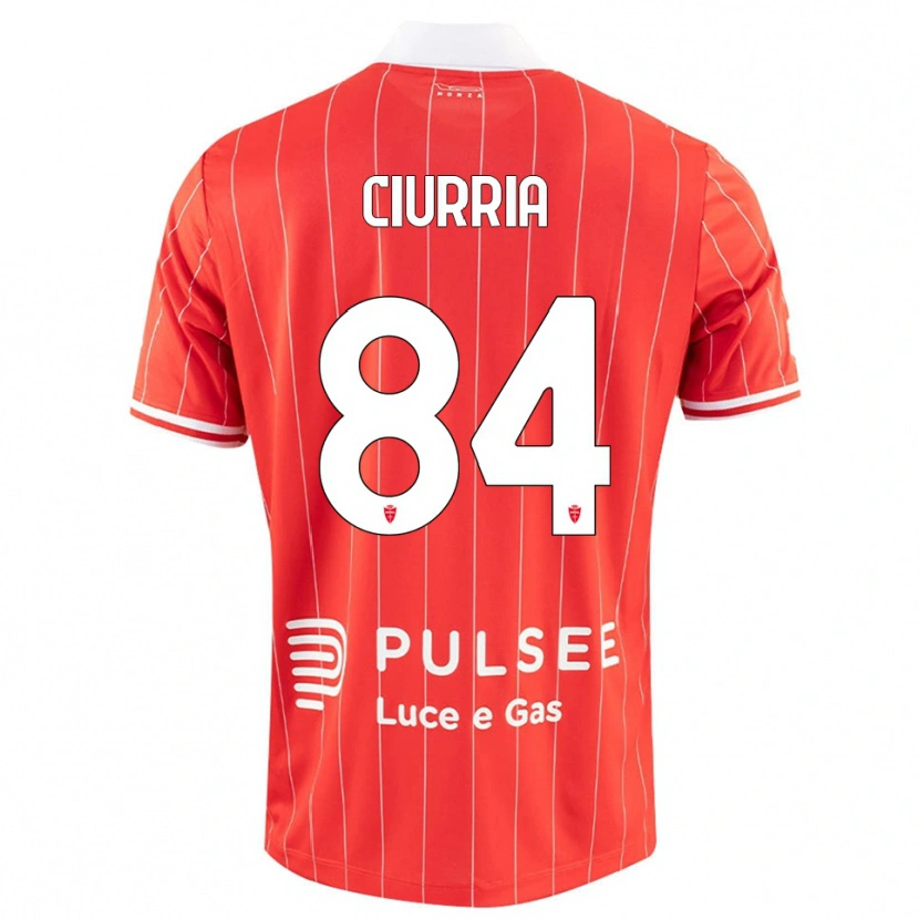 Danxen Dames Patrick Ciurria #84 Rood Wit Thuisshirt Thuistenue 2025/26 T-Shirt