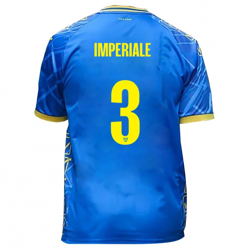 Danxen Dames Marco Imperiale #3 Hemelsblauw Geel Thuisshirt Thuistenue 2025/26 T-Shirt