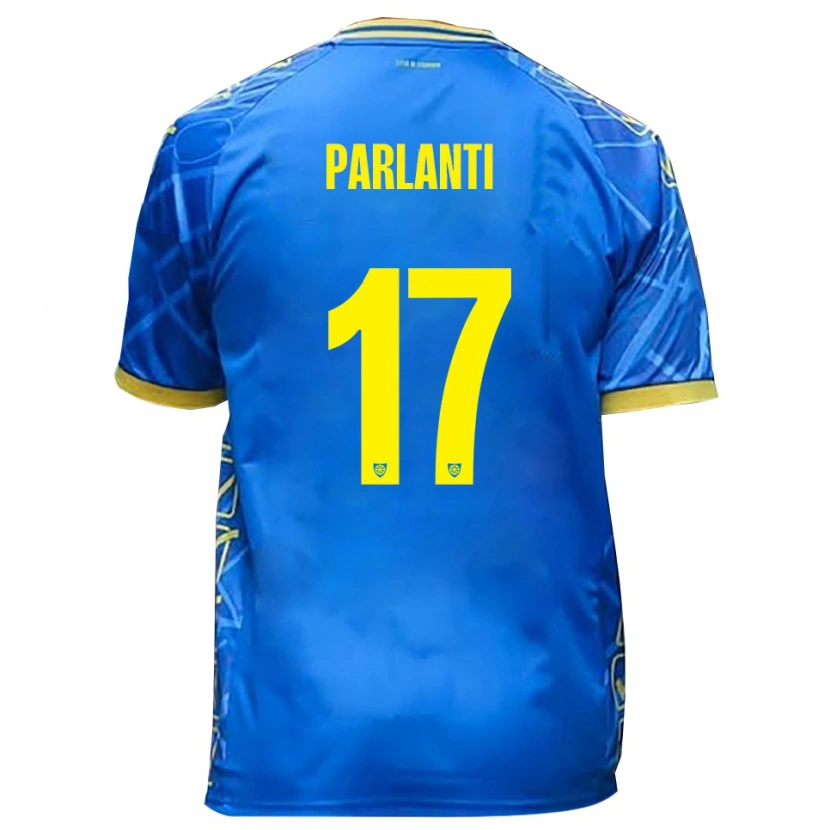 Danxen Dames Gabriele Parlanti #17 Hemelsblauw Geel Thuisshirt Thuistenue 2025/26 T-Shirt