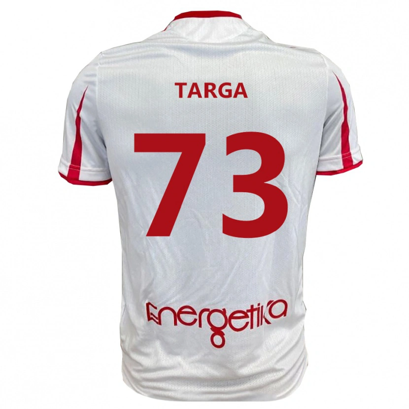 Danxen Dames Alberto Targa #73 Wit Rood Thuisshirt Thuistenue 2025/26 T-Shirt