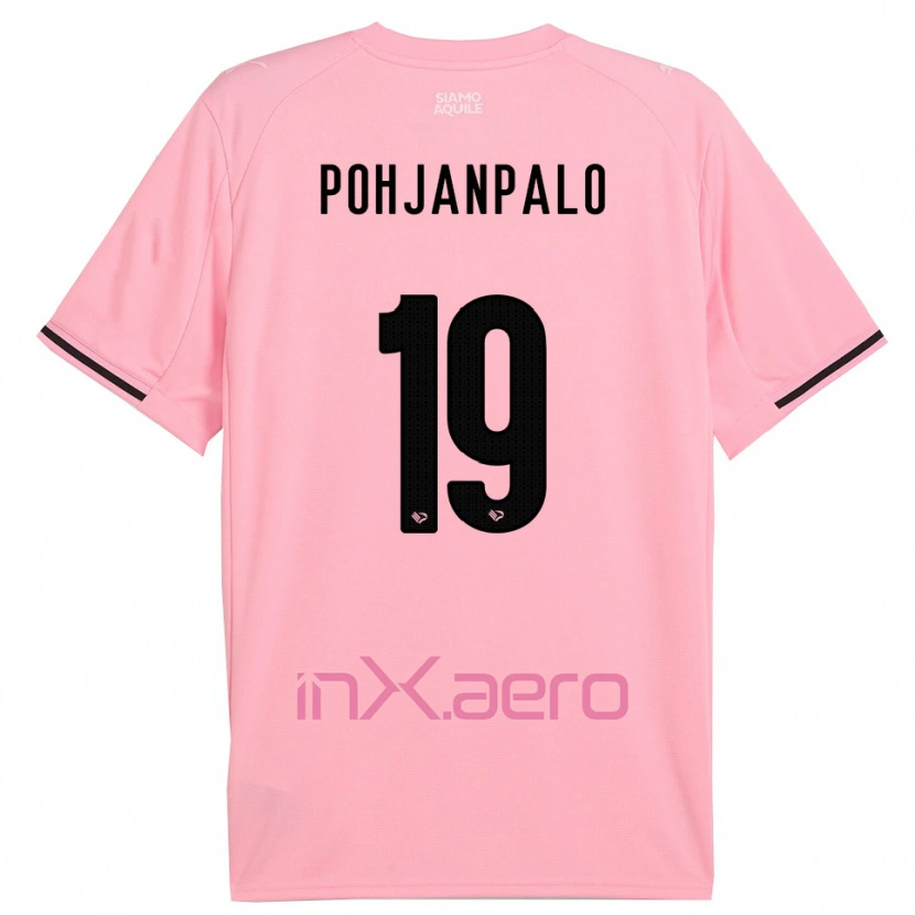 Danxen Dames Joel Pohjanpalo #19 Roze Zwart Thuisshirt Thuistenue 2025/26 T-Shirt