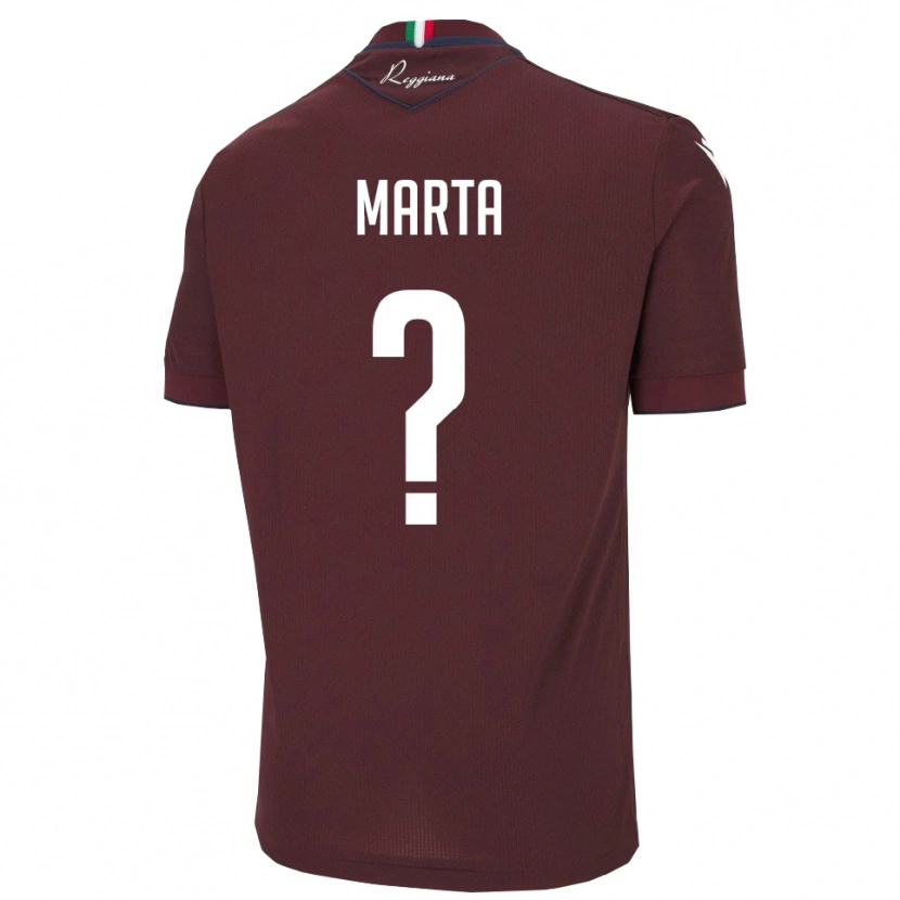 Danxen Dames Baccanti Marta #0 Bourgondië Wit Thuisshirt Thuistenue 2025/26 T-Shirt