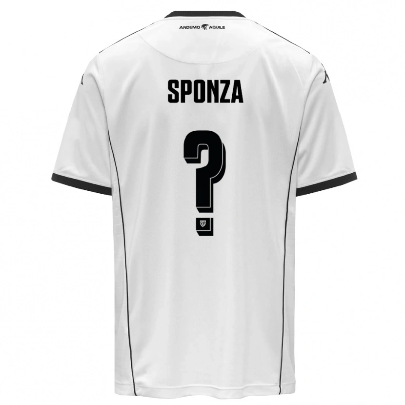Danxen Dames Enea Sponza #0 Wit Zwart Thuisshirt Thuistenue 2025/26 T-Shirt