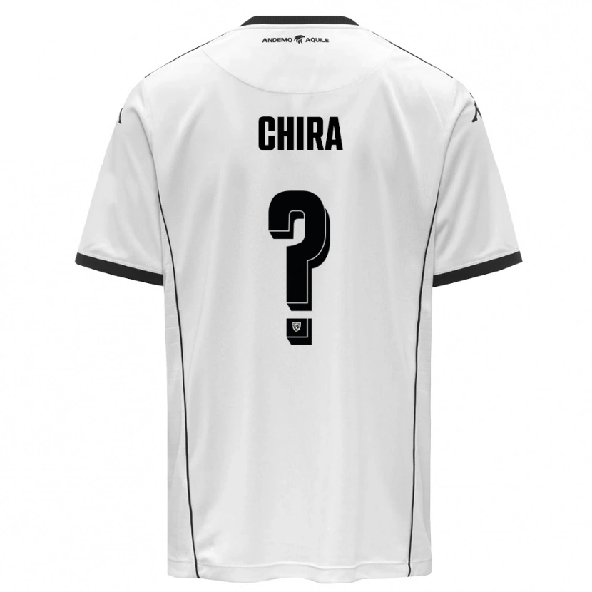 Danxen Dames Alessandro Chira #0 Wit Zwart Thuisshirt Thuistenue 2025/26 T-Shirt