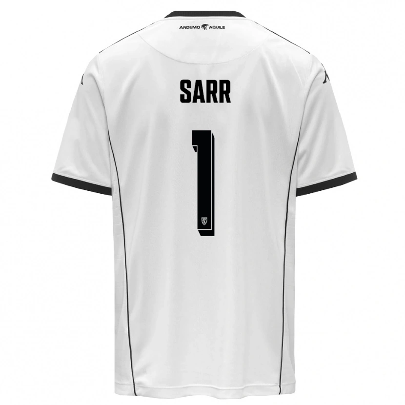 Danxen Dames Mouhamadou Sarr #1 Wit Zwart Thuisshirt Thuistenue 2025/26 T-Shirt
