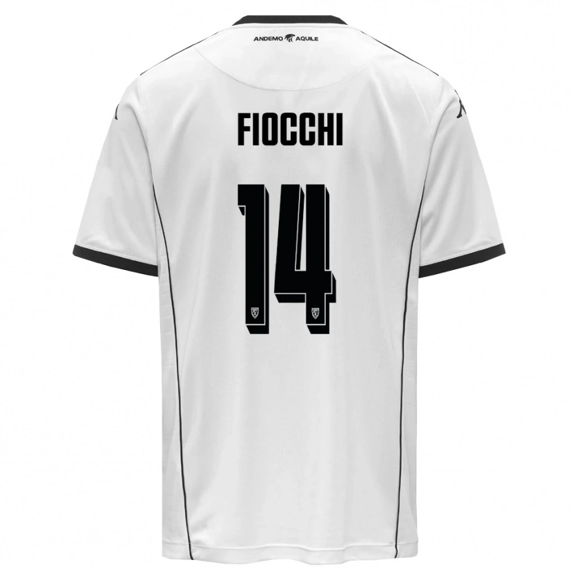 Danxen Dames Marco Fiocchi #14 Wit Zwart Thuisshirt Thuistenue 2025/26 T-Shirt