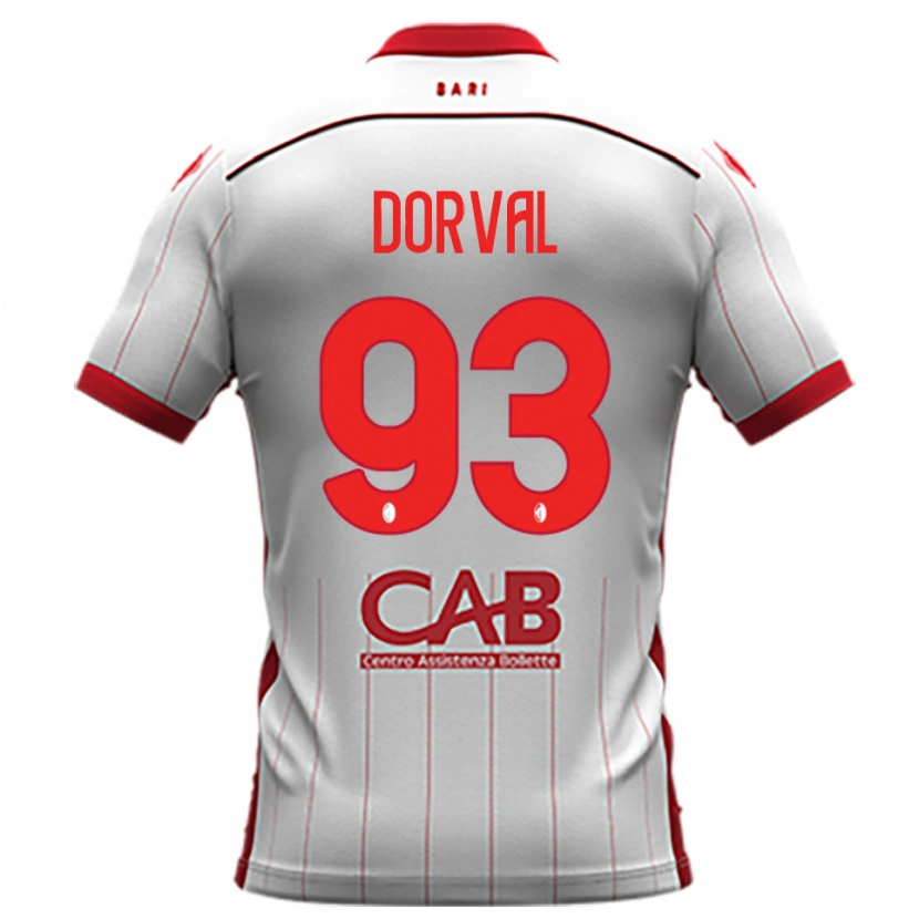 Danxen Dames Mehdi Dorval #93 Wit Rood Thuisshirt Thuistenue 2025/26 T-Shirt