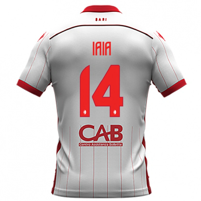 Danxen Dames Pasquale Iaia #14 Wit Rood Thuisshirt Thuistenue 2025/26 T-Shirt