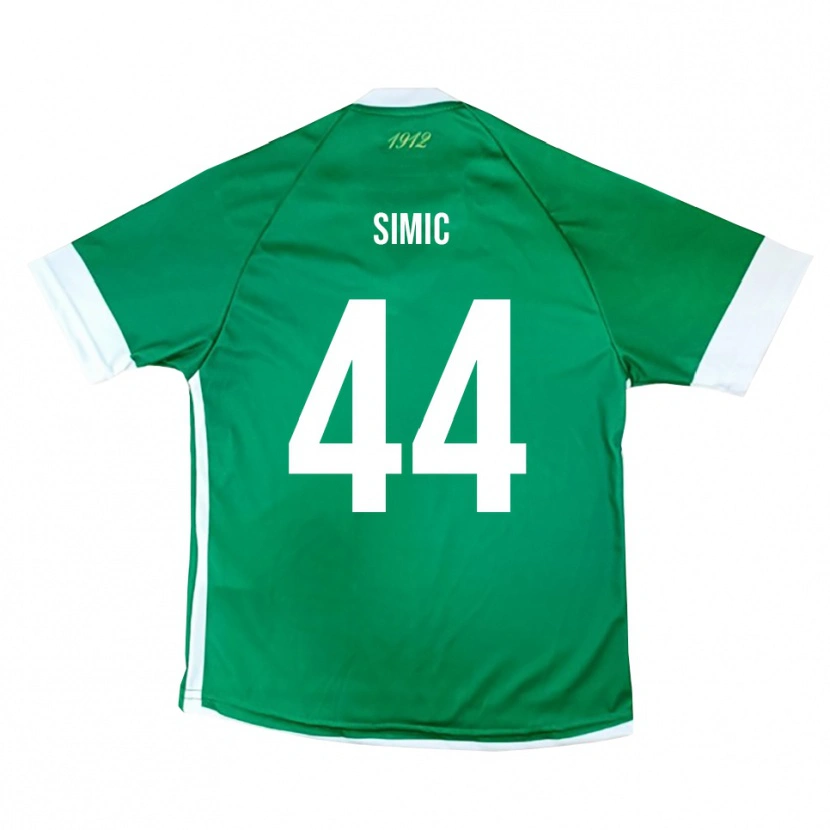 Danxen Dames Lorenco Simic #44 Groen Wit Thuisshirt Thuistenue 2025/26 T-Shirt