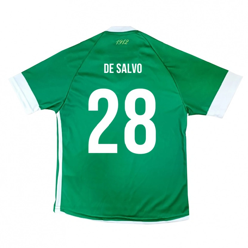 Danxen Dames Ugo De Salvo #28 Groen Wit Thuisshirt Thuistenue 2025/26 T-Shirt