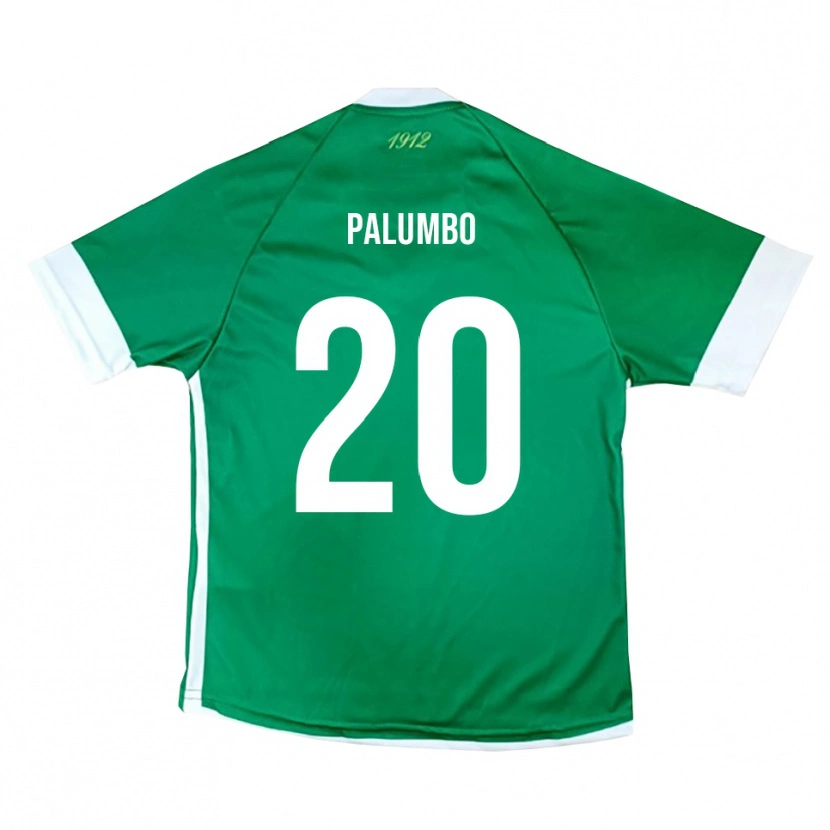 Danxen Dames Martin Palumbo #20 Groen Wit Thuisshirt Thuistenue 2025/26 T-Shirt