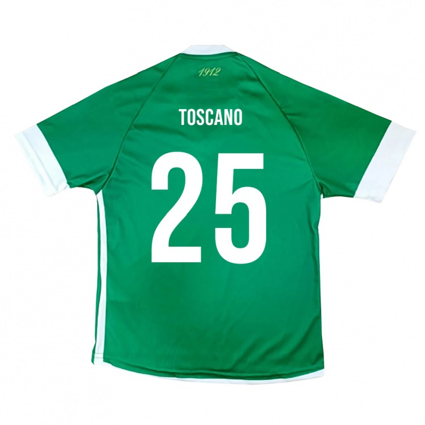 Danxen Dames Marco Toscano #25 Groen Wit Thuisshirt Thuistenue 2025/26 T-Shirt
