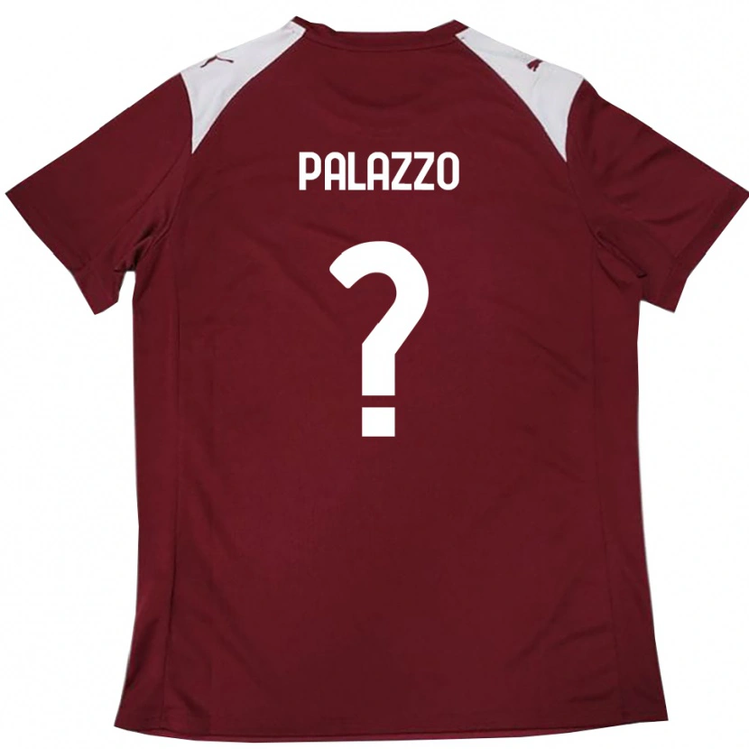Danxen Dames Mario Palazzo #0 Bourgondië Wit Thuisshirt Thuistenue 2025/26 T-Shirt
