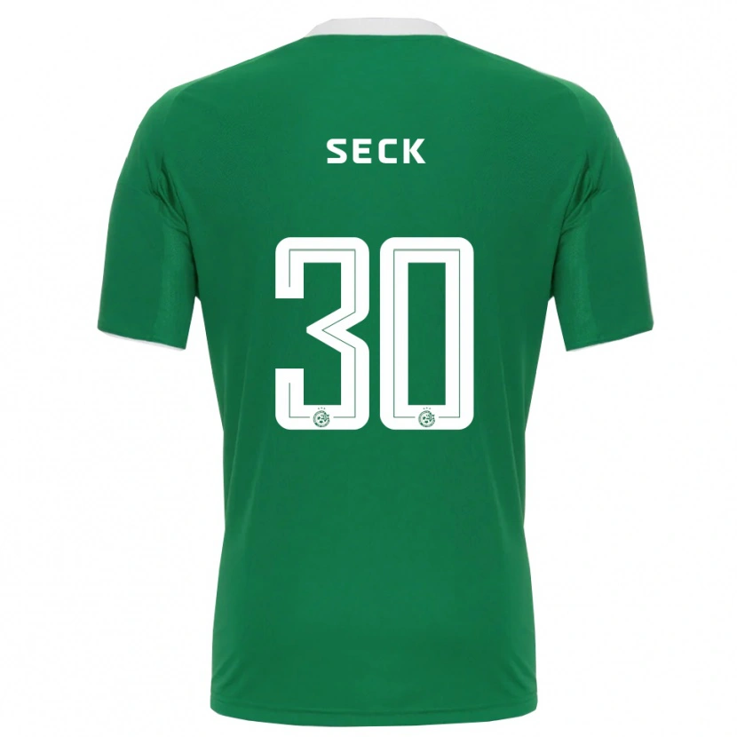Danxen Dames Abdoulaye Seck #30 Groen Wit Thuisshirt Thuistenue 2025/26 T-Shirt