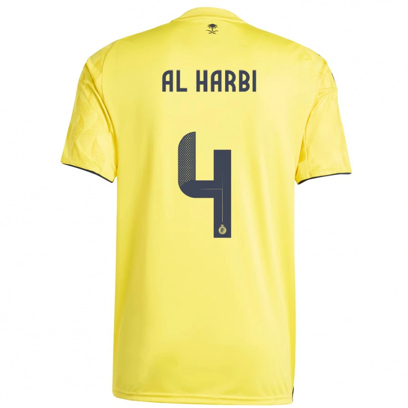 Danxen Dames Fay Al-Harbi #4 Geel Zwart Thuisshirt Thuistenue 2025/26 T-Shirt