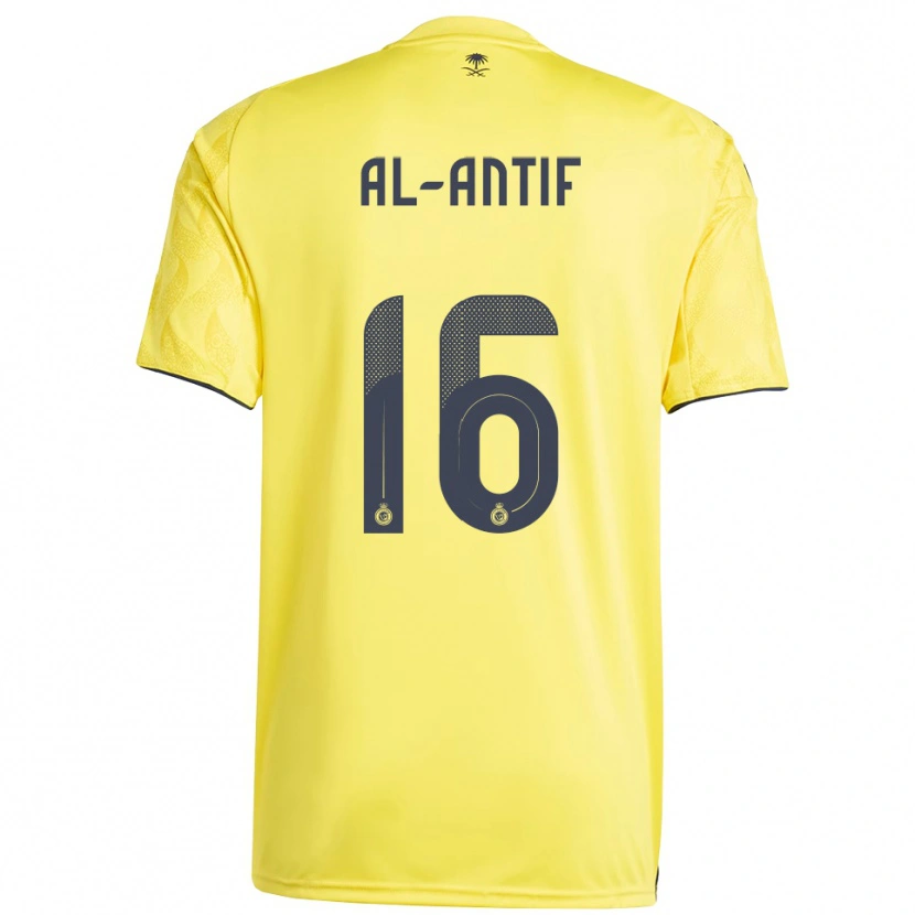 Danxen Dames Habib Al-Antif #16 Geel Zwart Thuisshirt Thuistenue 2025/26 T-Shirt