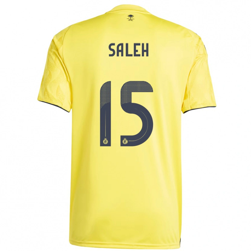 Danxen Dames Rinas Saleh #15 Geel Zwart Thuisshirt Thuistenue 2025/26 T-Shirt