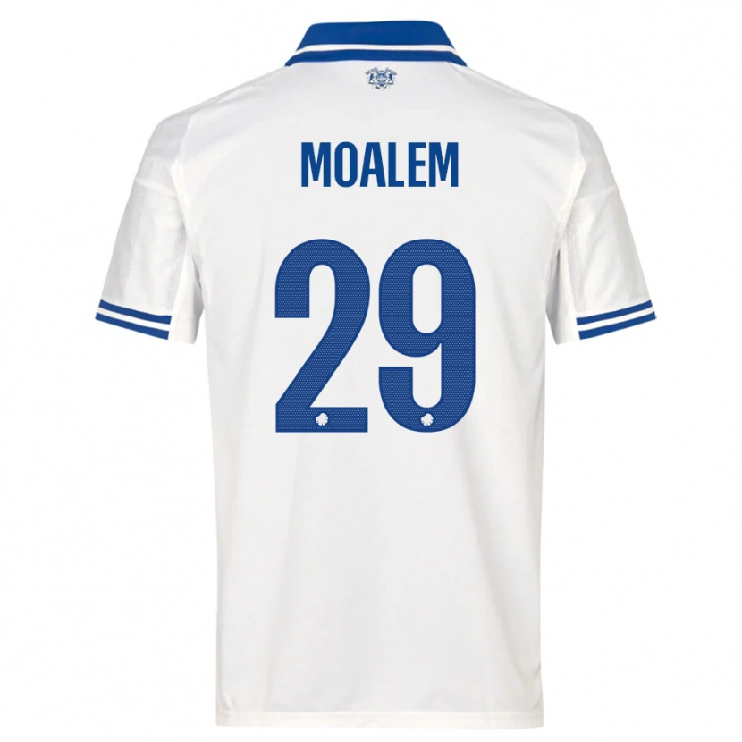 Danxen Dames Jonathan Moalem #29 Wit Blauw Thuisshirt Thuistenue 2025/26 T-Shirt