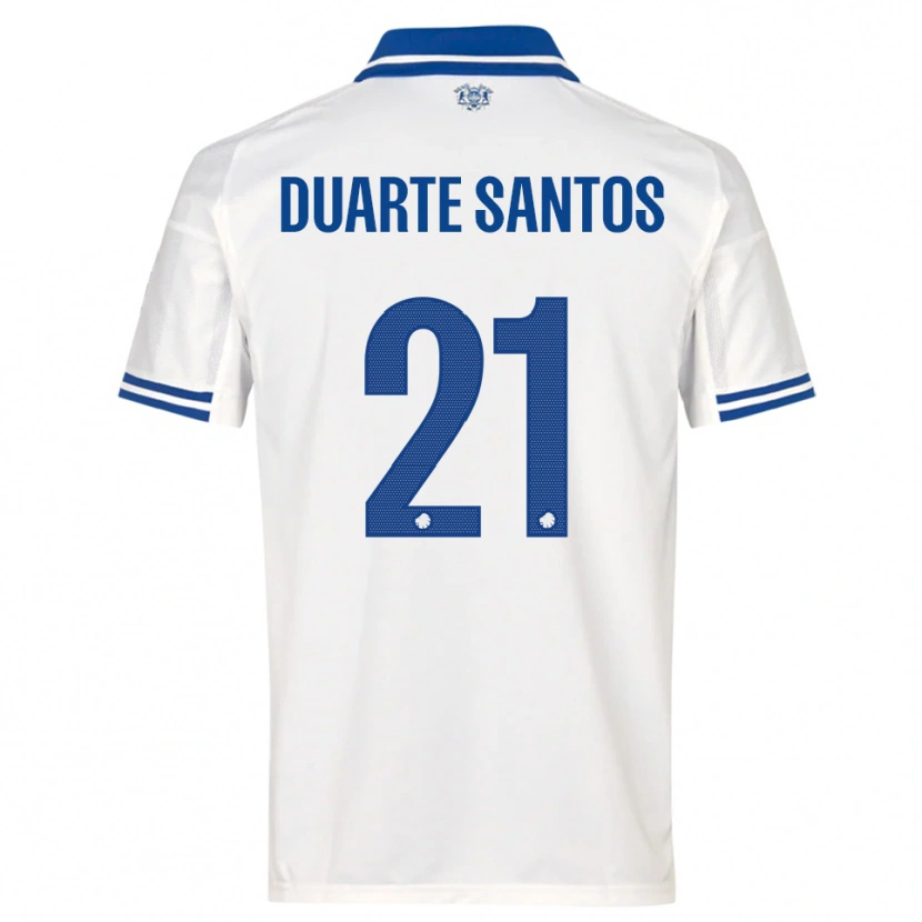 Danxen Dames Gabriel Duarte Santos #21 Wit Blauw Thuisshirt Thuistenue 2025/26 T-Shirt